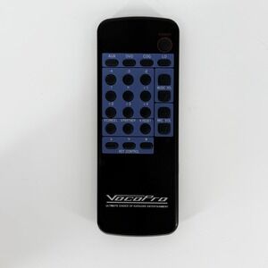 VocoPro Karaoke System Remote Control OEM Tested Key Music Mic Volume AUX DVD